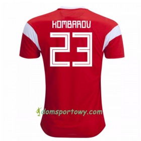 Koszulka Rosja Kombarov 23 Domowe Koszulki Piłkarskie Mistrzostwa Świata 2018
